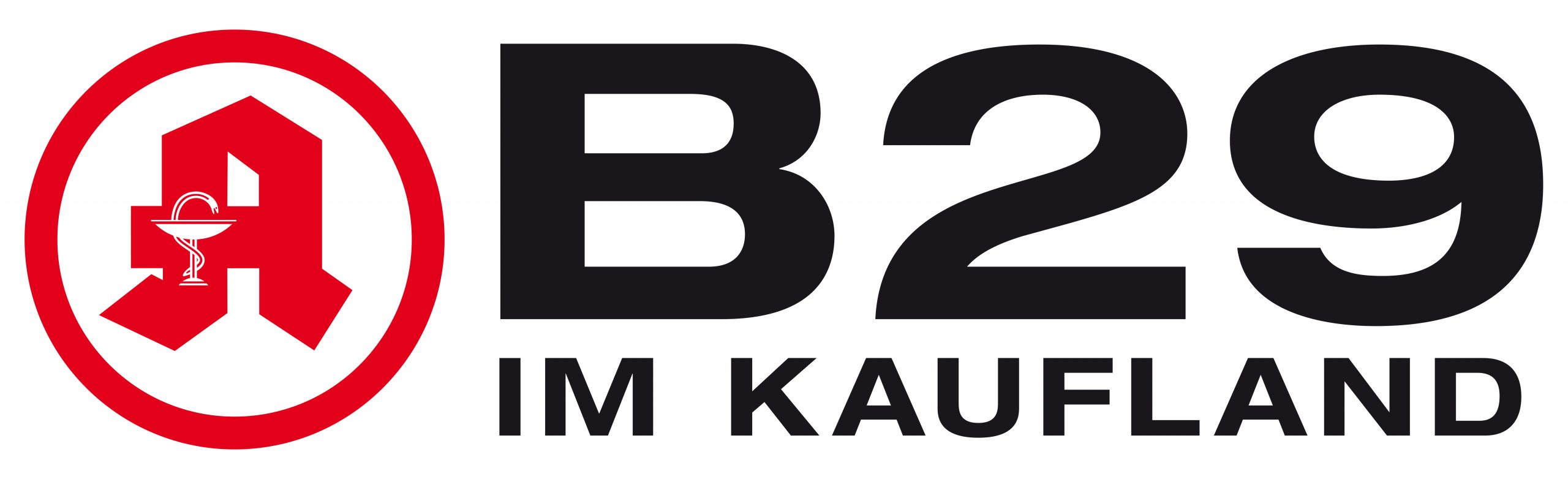 Kompaktes Logo der Apotheke B29 im Kufland